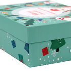Natale di stampa di CMYK che imballa i contenitori di regalo di Natale delle scatole con il vassoio dei coperchi